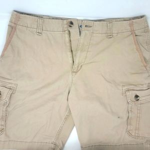Old Navy Classic Length Cargo Shorts Men's Size 36 Multi-Pocket Flat Front